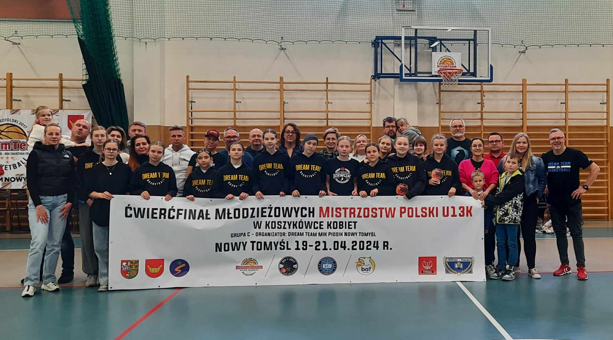 Ilustracja do informacji: Turniej ćwierćfinałowy Młodzieżowych Mistrzostw Polski w Koszykówce Kobiet w kategorii U13.